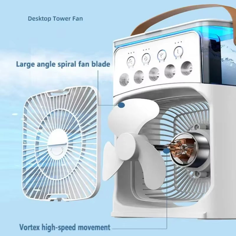 Breezr™ 3-in-1 Portable Cooling Fan & Humidifier